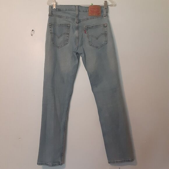 Levi's 511 Light Blue Adult Men's Denim Jeans Size 29x30 Stretch - Picture 4 of 9